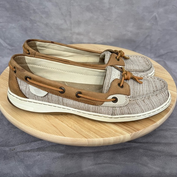 Sperry Top-Sider Women's Dunefish Crosshatch Boat Shoe Size 10 - Picture 1 of 8